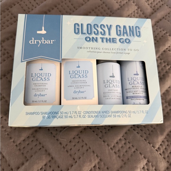 Drybar Other - Drybar Glossy Gang Smoothing Set - Blue and White